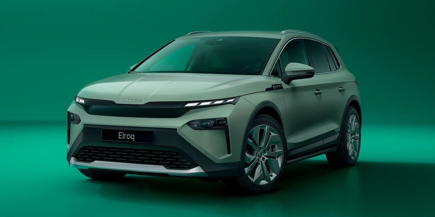 Škoda Elroq SUV elettrico compatto vista frontale